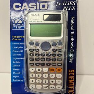 Casio fx-115ES Plus Scientific Calculator Natural Textbook Display New Sealed